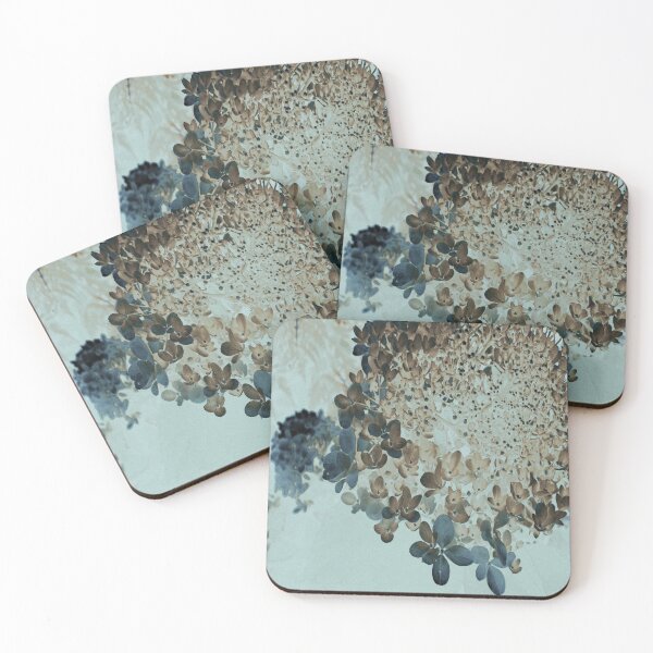 Item preview, Elegant Brown and Navy Limelight Hydrangea designed and sold by myrubiogarden.