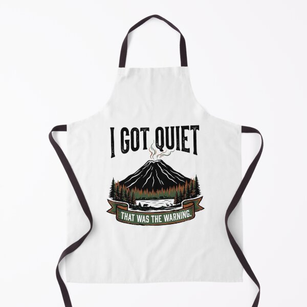 Item preview, I Got Quiet That Was The Warning Funny Sarcastic Retro Quote Design designed and sold by get55shirt.
