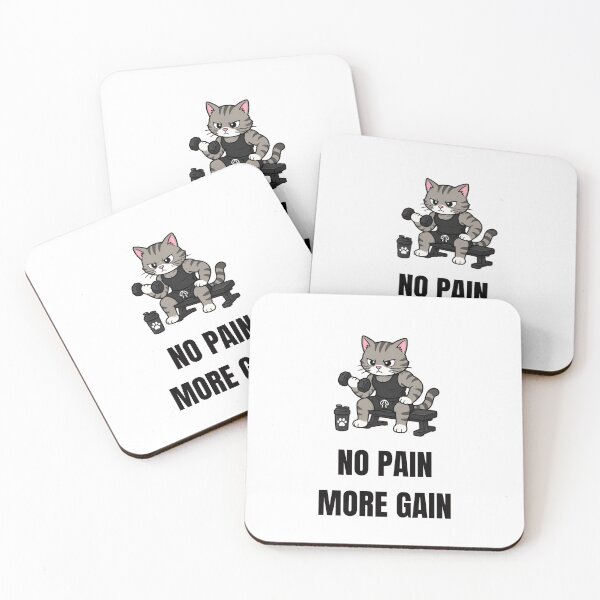 Item preview, NO PAIN MORE GAIN designed and sold by DailyQuestPrint.