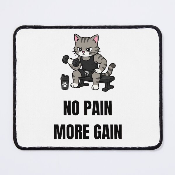 Item preview, NO PAIN MORE GAIN designed and sold by DailyQuestPrint.