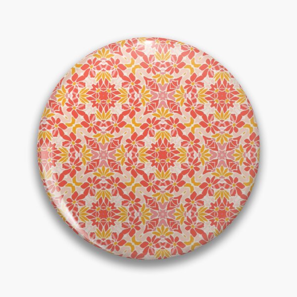 Item preview, Pretty Salmon Flowers Pattern designed and sold by Ellie&CharChar&Evy.
