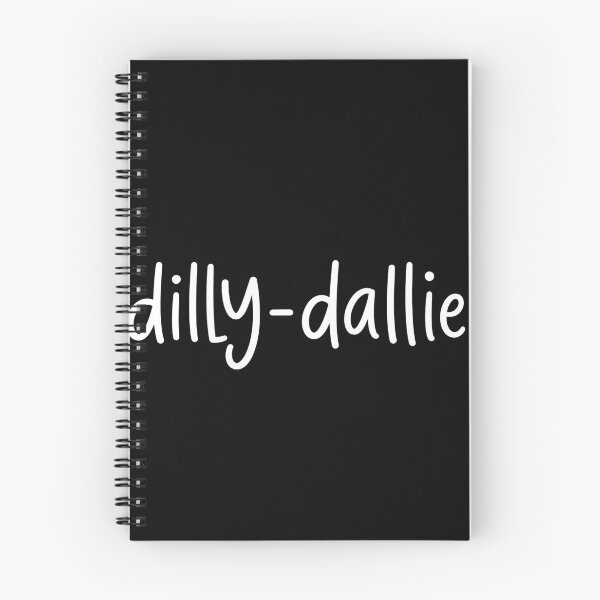 Item preview, Dilly Dallier Minimalist Typography Humor Procrastination Chill Lifestyle Funny designed and sold by VGAfanatic.