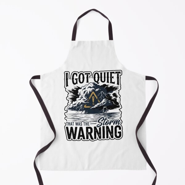 Item preview, I Got Quiet That Was The Warning Introvert Funny Retro Typography designed and sold by get55shirt.
