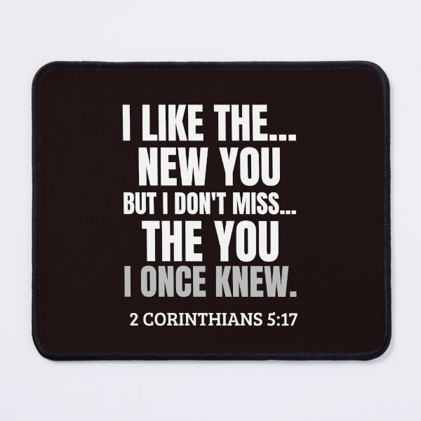 Item preview, I Like the New You – Christian Typography Design Inspired by 2 Corinthians 5:17 designed and sold by kjson1.