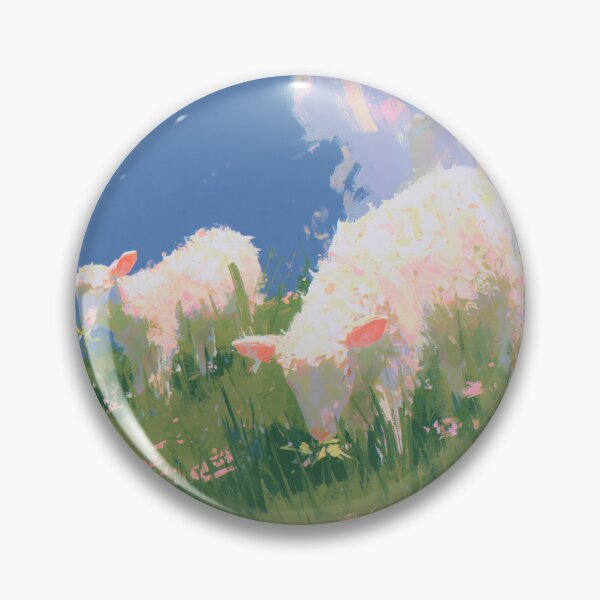 Item preview, Sheep Over Hills designed and sold by DefNoiz.