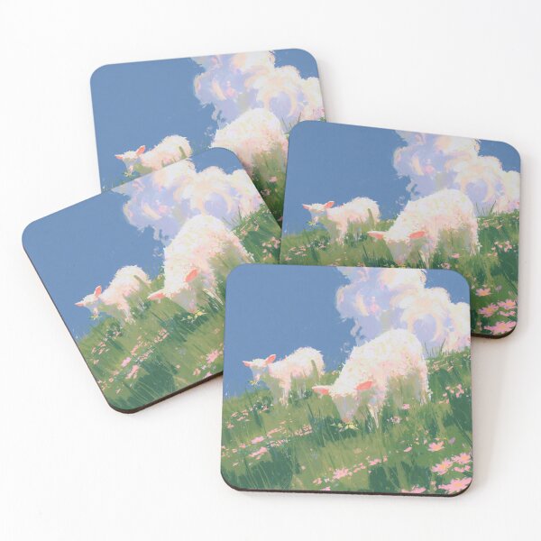 Item preview, Sheep Over Hills designed and sold by DefNoiz.