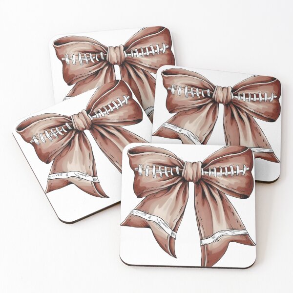 Item preview, Football Lace Bow Coquette Aesthetic Cute Sports Ribbon Design designed and sold by ElizaberthLuc.