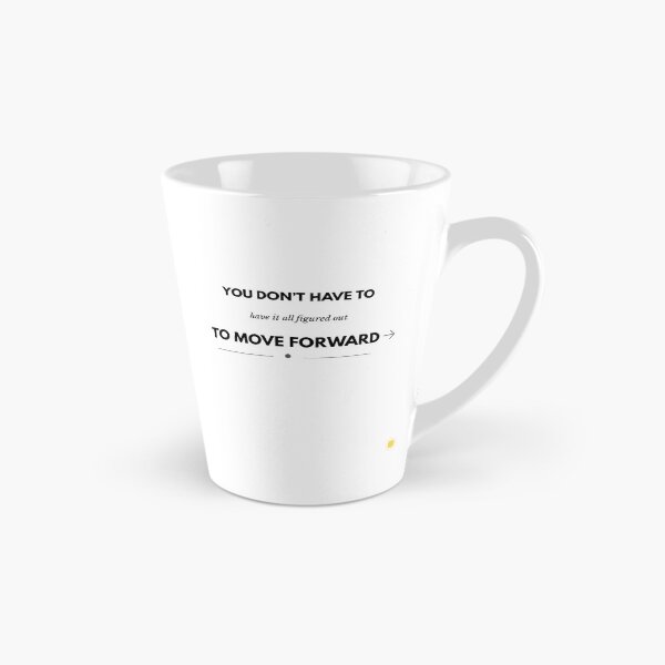Item preview, You Don't Have to Have It All Figured Out to Move Forward | Minimalist Motivational Typography designed and sold by HugInWords.