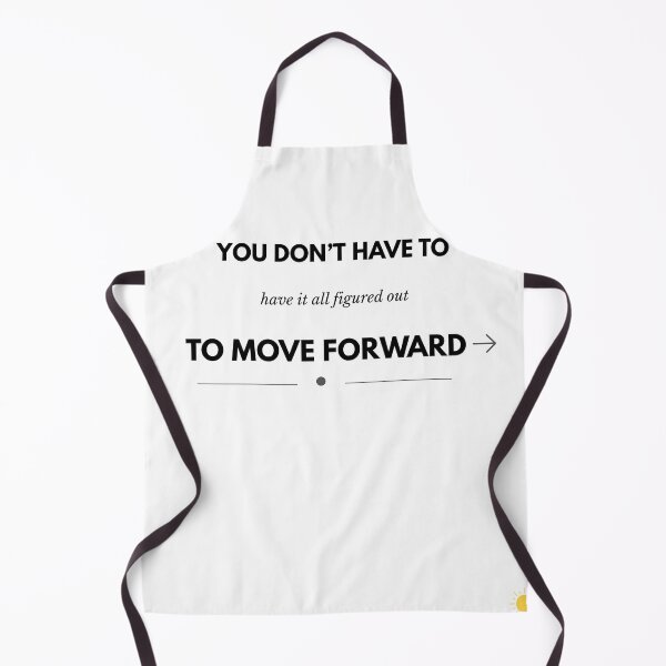 Item preview, You Don't Have to Have It All Figured Out to Move Forward | Minimalist Motivational Typography designed and sold by HugInWords.
