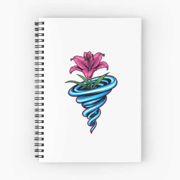 Item preview, Fantasy Pink Lily Vortex - Surreal Storm Flower Art designed and sold by Dzblack.