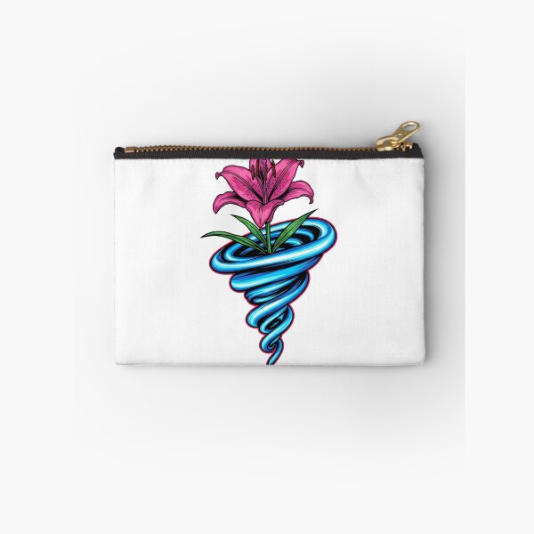 Item preview, Fantasy Pink Lily Vortex - Surreal Storm Flower Art designed and sold by Dzblack.