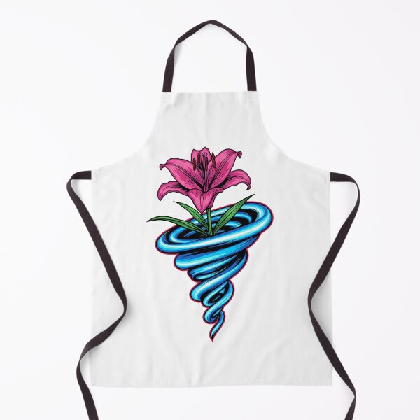 Item preview, Fantasy Pink Lily Vortex - Surreal Storm Flower Art designed and sold by Dzblack.