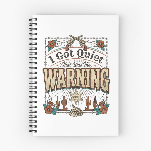 Item preview, I Got Quiet That Was The Warning Funny Attitude Meme Retro Design designed and sold by get55shirt.