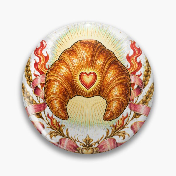 Item preview, Emotional Support Croissant – Funny Pastry Graphic Tee designed and sold by alexrow.