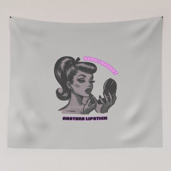Item preview, Oops I Bought Another Lipstick | Makeup Lover Minimalist Design designed and sold by ArtivaaStudio.