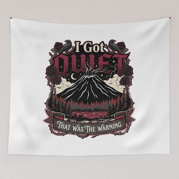 Item preview, I Got Quiet That Was The Warning Funny Bold Personality Quote designed and sold by get55shirt.