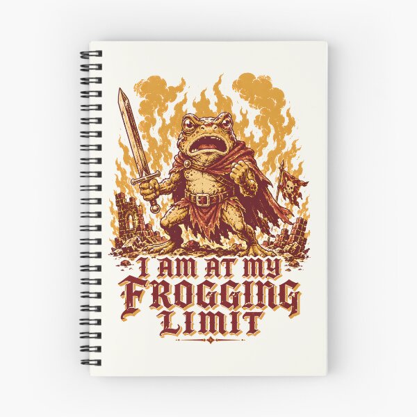 Item preview, I Am at My Frogging Limit Battle Toad designed and sold by Victor Shadehorn.
