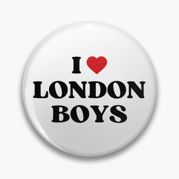 Item preview, I Love London Boys retro heart designed and sold by eMKa82.