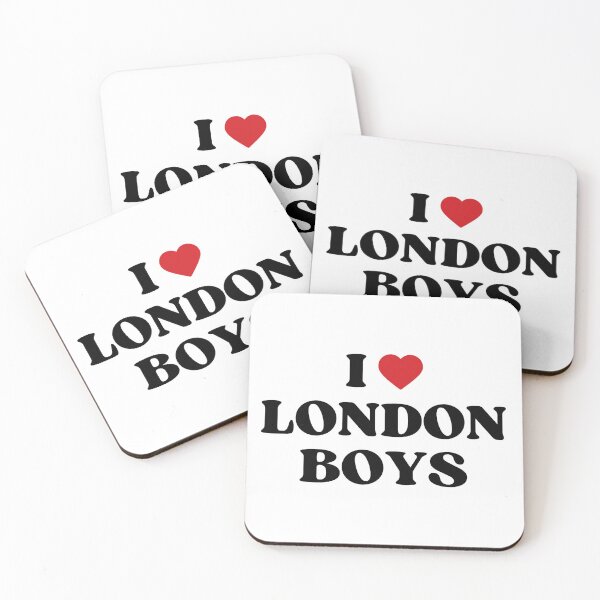 Item preview, I Love London Boys retro heart designed and sold by eMKa82.