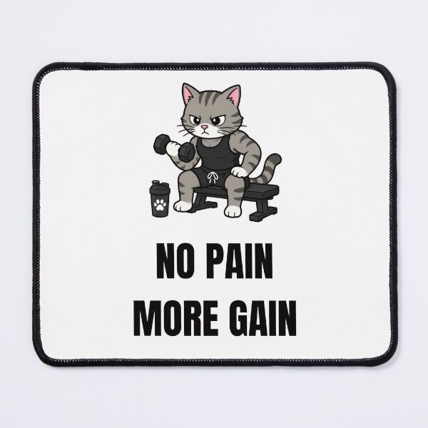 Item preview, NO PAIN MORE GAIN designed and sold by DailyQuestPrint.