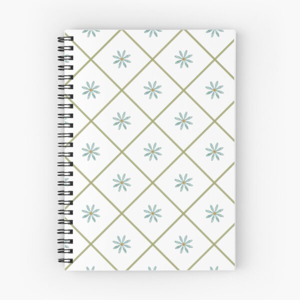 Item preview, Hand-Drawn Sage Trellis Blossoms Seamless Pattern designed and sold by WEBiC-ART Creative Studio.