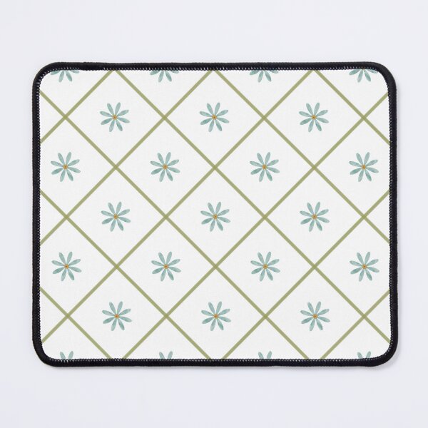 Item preview, Hand-Drawn Sage Trellis Blossoms Seamless Pattern designed and sold by WEBiC-ART Creative Studio.