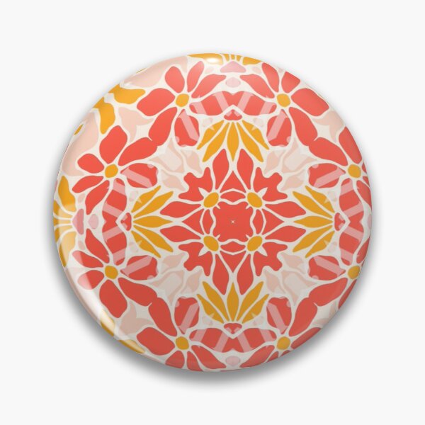 Item preview, Pretty Salmon Flower Pattern 2 designed and sold by Ellie&CharChar&Evy.