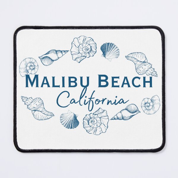 Item preview, Malibu Beach California – Nautical Seashell Art designed and sold by DonnaRaine.