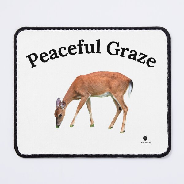 Item preview, Peaceful Graze | White-Tailed Deer designed and sold by Bwolf1956.