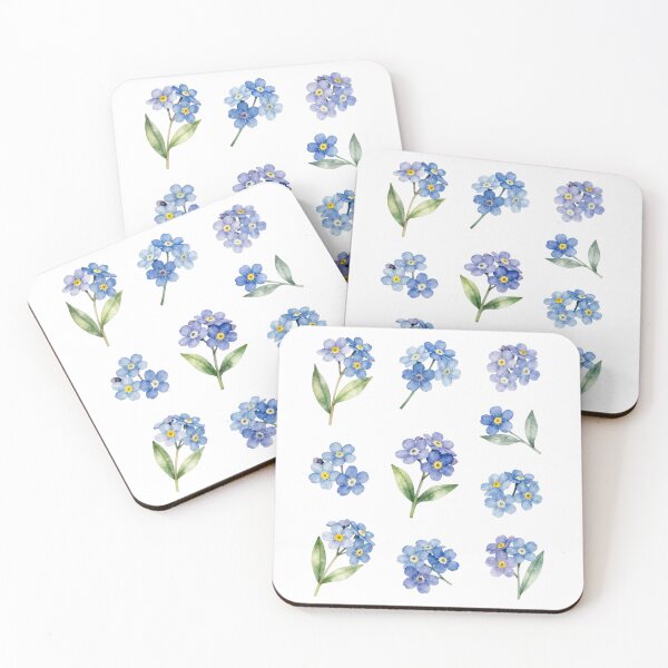 Item preview, Forget me not flower pattern - gifts for beloved and friends designed and sold by ewicraft.