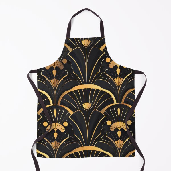 Item preview, Vintage Art Deco Classy Golden And Black Pattern designed and sold by DEC02.