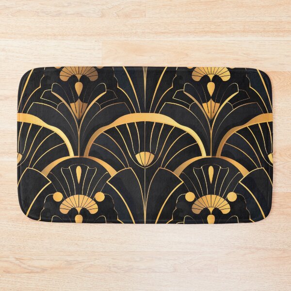 Item preview, Vintage Art Deco Classy Golden And Black Pattern designed and sold by DEC02.