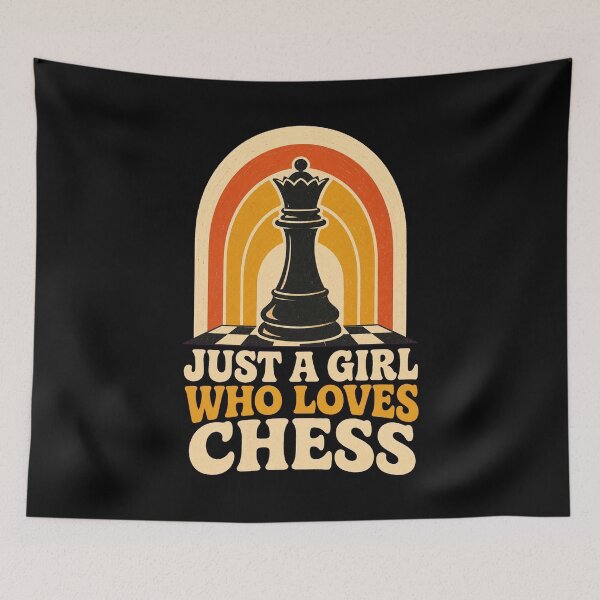 Item preview, Just a Girl Who Loves Chess – Funny Female Chess Player Gift designed and sold by AMICO77.
