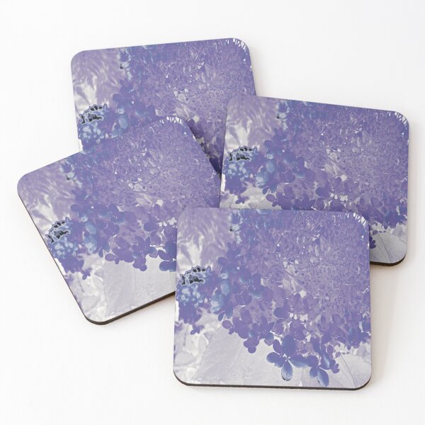 Item preview, Elegant Purple and Gray Limelight Hydrangea designed and sold by myrubiogarden.