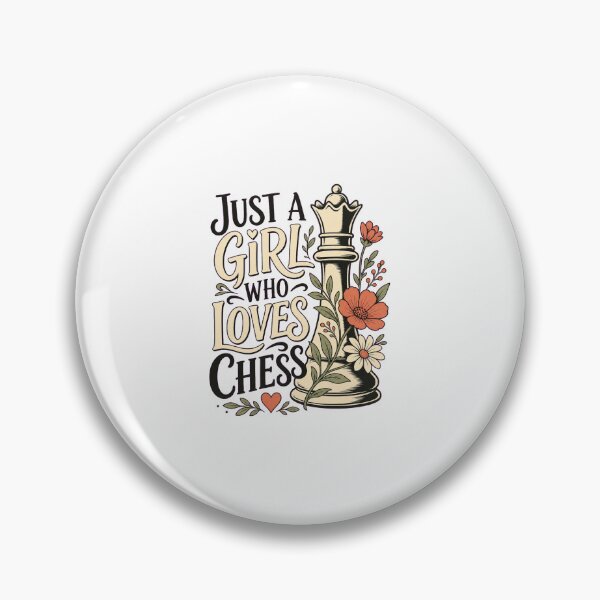 Item preview, Just a Girl Who Loves Chess – Funny Female Chess Player Gift designed and sold by AMICO77.