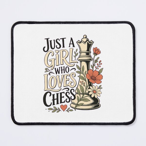 Item preview, Just a Girl Who Loves Chess – Funny Female Chess Player Gift designed and sold by AMICO77.