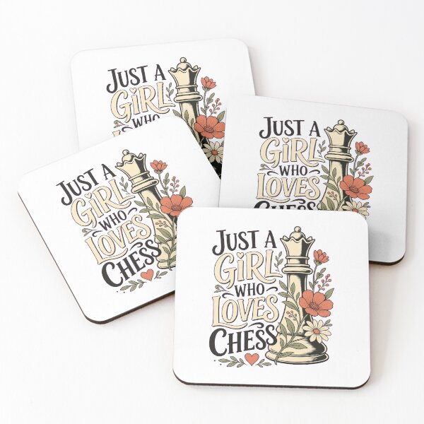 Item preview, Just a Girl Who Loves Chess – Funny Female Chess Player Gift designed and sold by AMICO77.