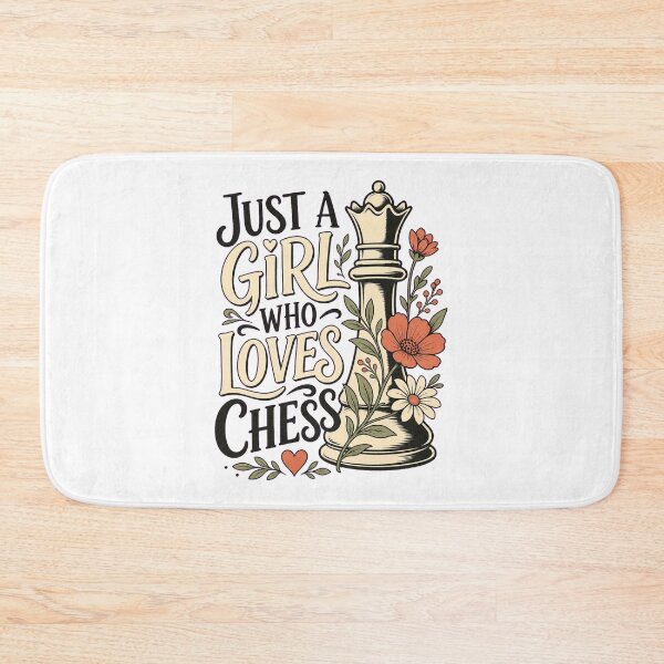 Item preview, Just a Girl Who Loves Chess – Funny Female Chess Player Gift designed and sold by AMICO77.