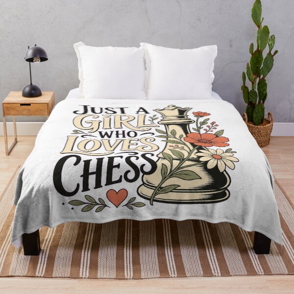 Item preview, Just a Girl Who Loves Chess – Funny Female Chess Player Gift designed and sold by AMICO77.