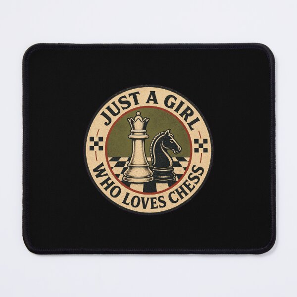 Item preview, Just a Girl Who Loves Chess – Funny Female Chess Player Gift designed and sold by AMICO77.
