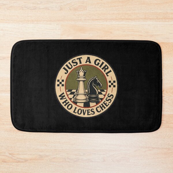 Item preview, Just a Girl Who Loves Chess – Funny Female Chess Player Gift designed and sold by AMICO77.