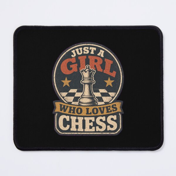 Item preview, Just a Girl Who Loves Chess – Funny Female Chess Player Gift designed and sold by AMICO77.