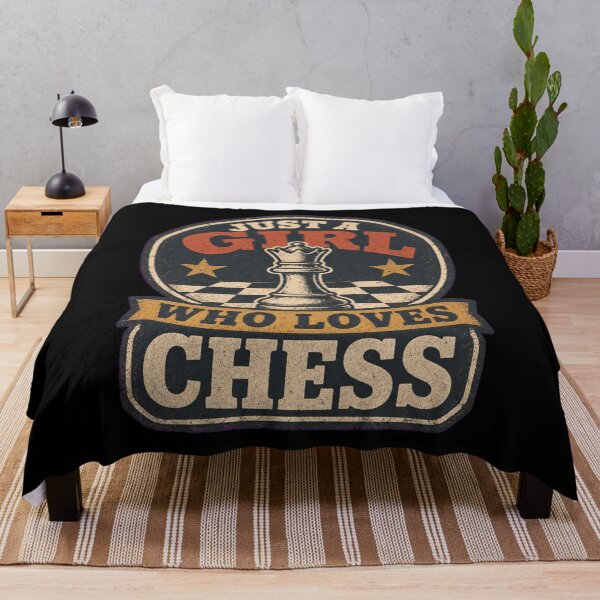 Item preview, Just a Girl Who Loves Chess – Funny Female Chess Player Gift designed and sold by AMICO77.