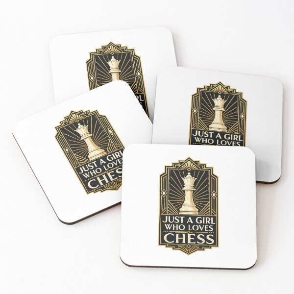 Item preview, Just a Girl Who Loves Chess – Funny Female Chess Player Gift designed and sold by AMICO77.