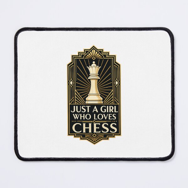 Item preview, Just a Girl Who Loves Chess – Funny Female Chess Player Gift designed and sold by AMICO77.