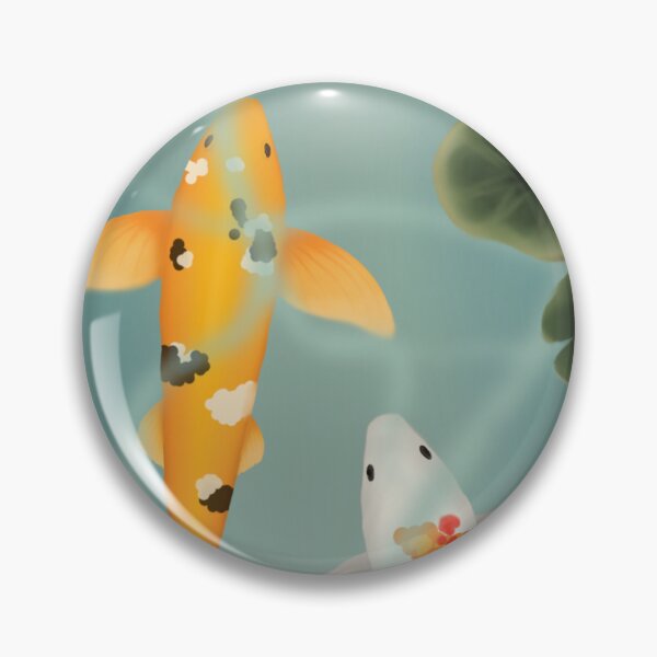 Item preview, Koi fish in a calm pond designed and sold by Eon Creativa.