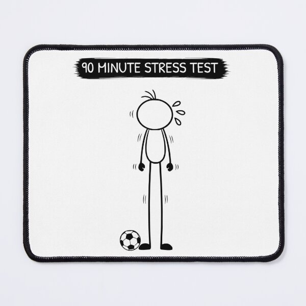 Item preview, 90 Minute Stress Test Funny Football Fan designed and sold by Pebl-Co.