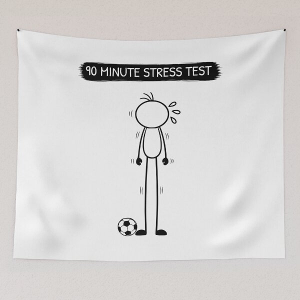Item preview, 90 Minute Stress Test Funny Football Fan designed and sold by Pebl-Co.