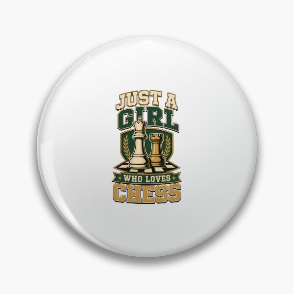 Item preview, Just a Girl Who Loves Chess – Funny Female Chess Player Gift designed and sold by AMICO77.