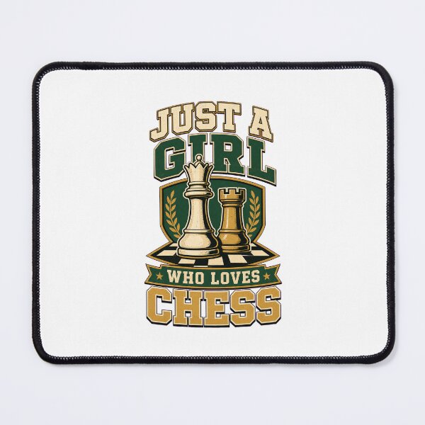 Item preview, Just a Girl Who Loves Chess – Funny Female Chess Player Gift designed and sold by AMICO77.